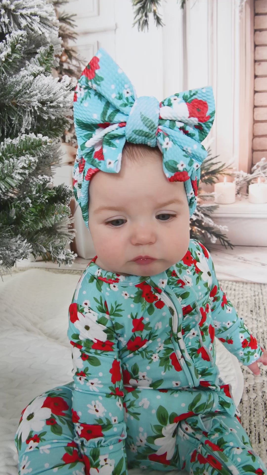 Elsa Floral RUFFLE ZIP - Gigi and Max