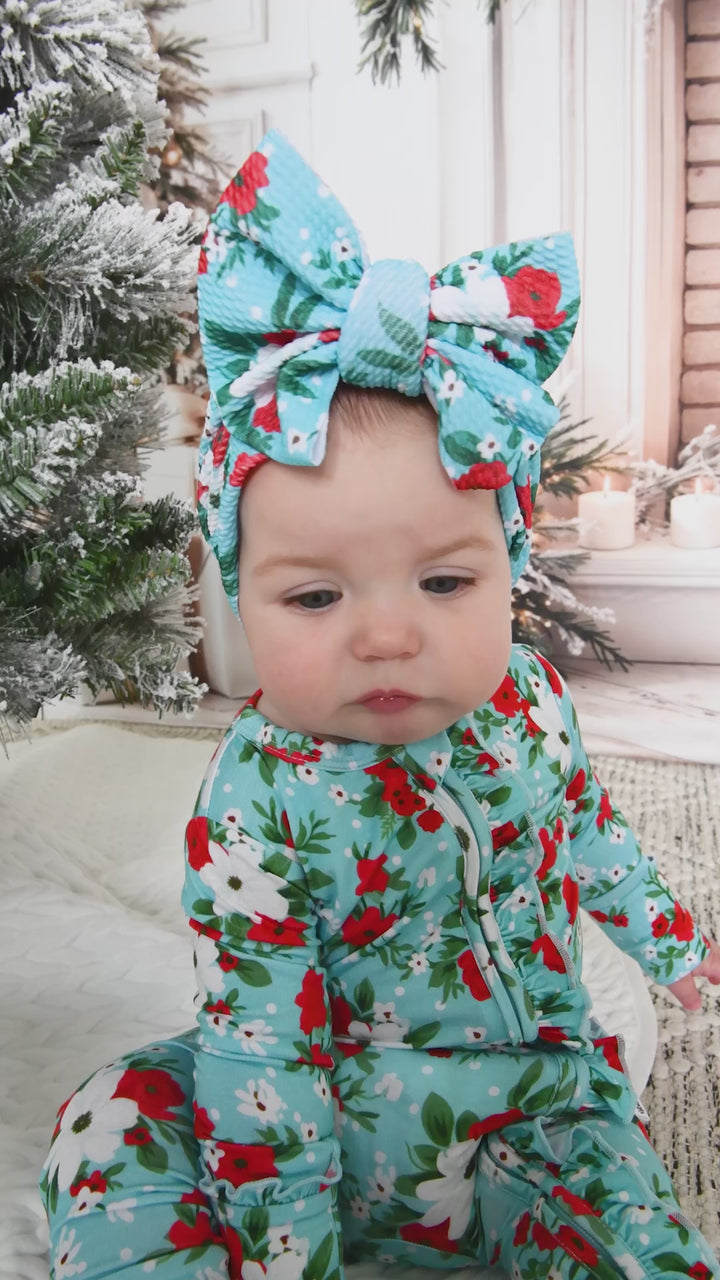 Elsa Floral RUFFLE ZIP - Gigi and Max