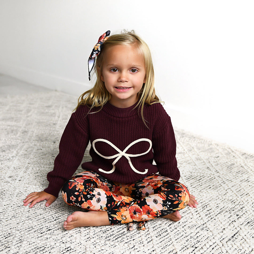 Renee BOW LEGGINGS - Gigi and Max