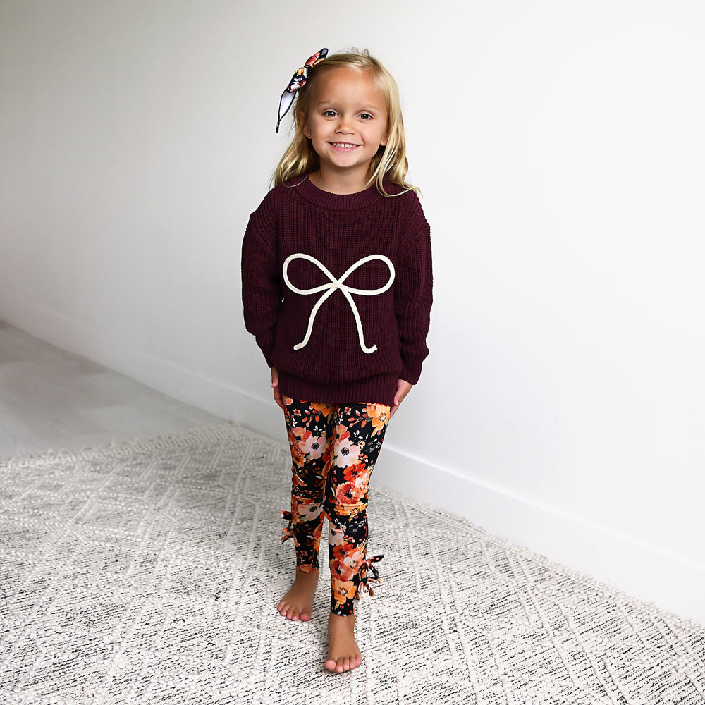 Renee BOW LEGGINGS - Gigi and Max