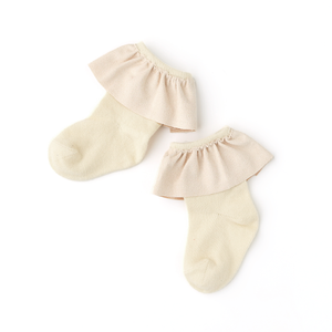 Sand RUFFLE SOCKS - Gigi and Max