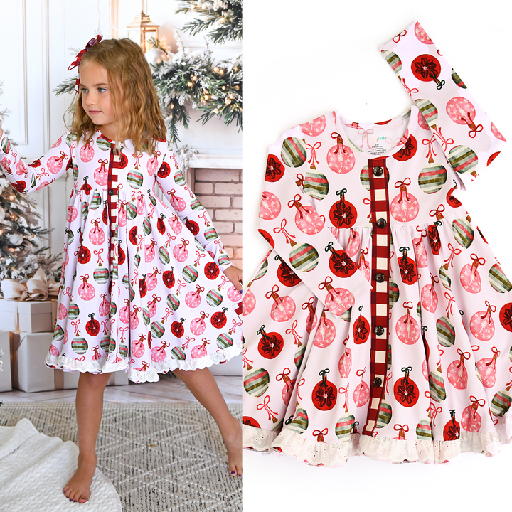 Kit Ornaments BUTTON DRESS - Gigi and Max