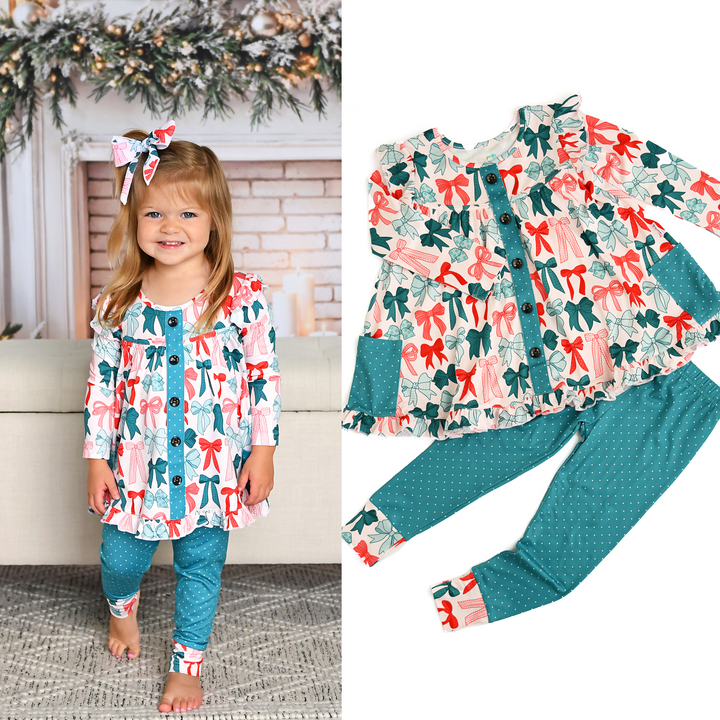 Belle Bows PEPLUM SET - Gigi and Max