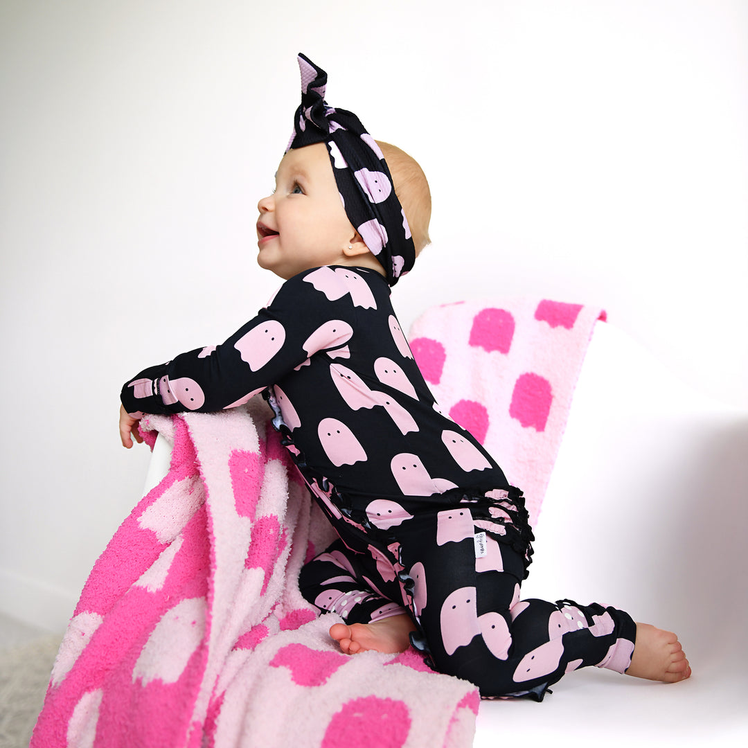 Draven Pink Ghost PLUSH BLANKET