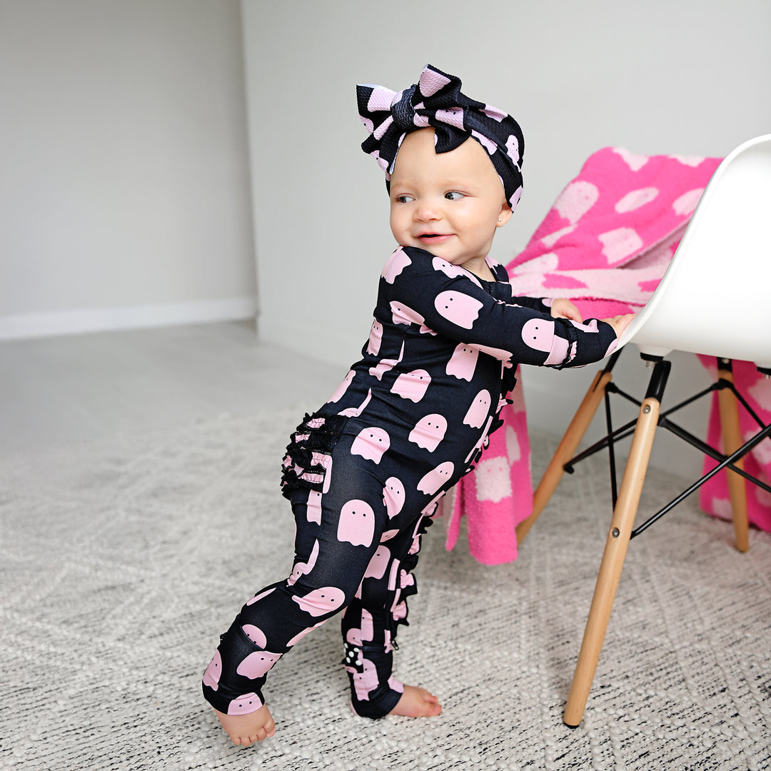 Shade Black Ghosts HEADWRAP - Gigi and Max