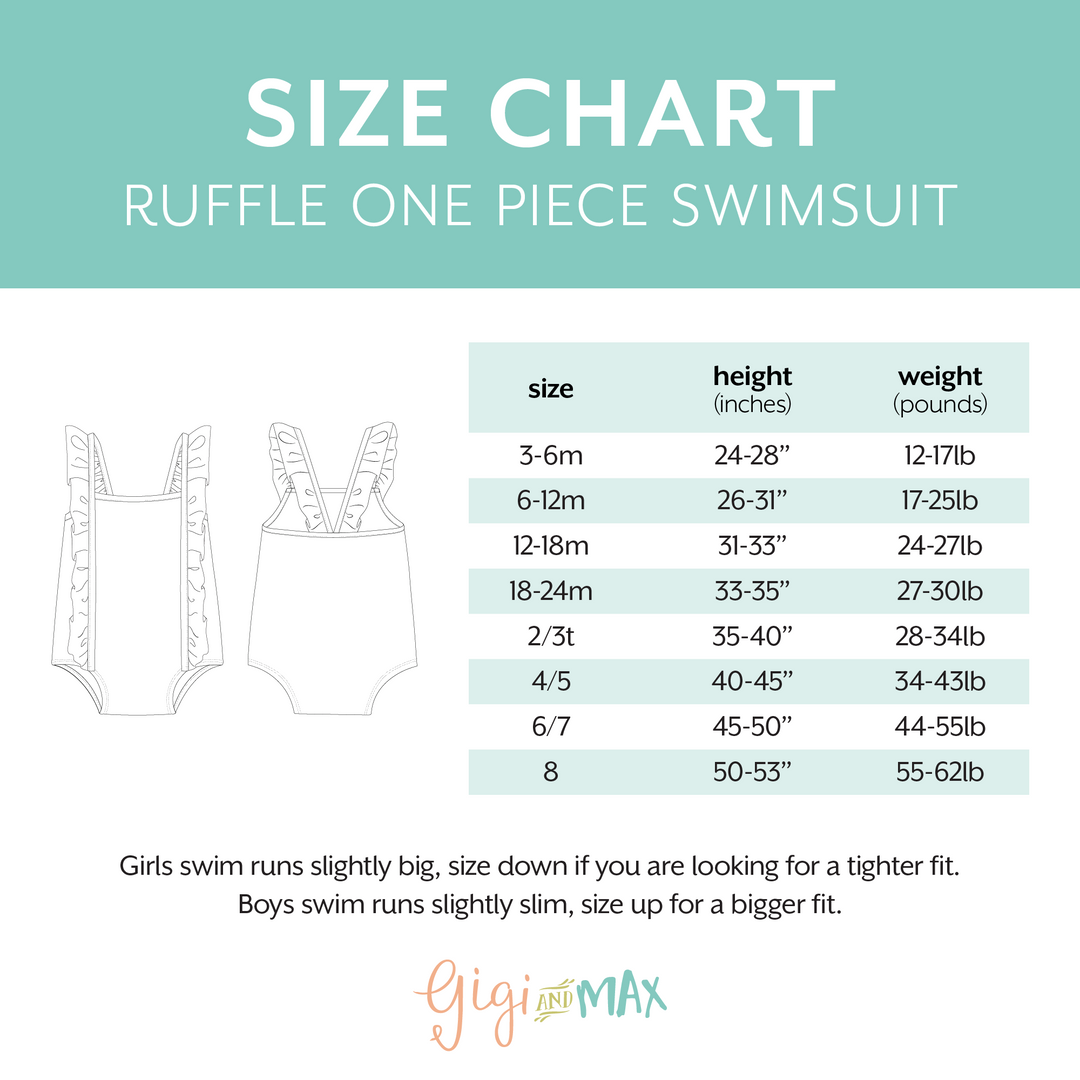 Ashleigh Smiley Face ONE PIECE SWIMSUIT - Gigi and Max