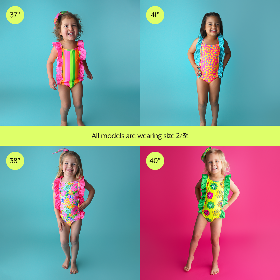 Ashleigh Smiley Face ONE PIECE SWIMSUIT - Gigi and Max