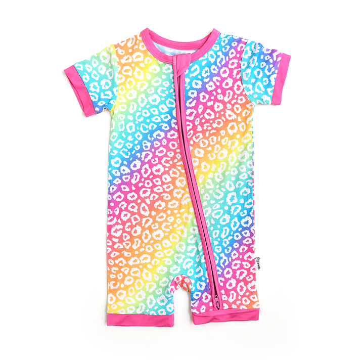 Summer Leopard SHORTY ZIP - Gigi and Max