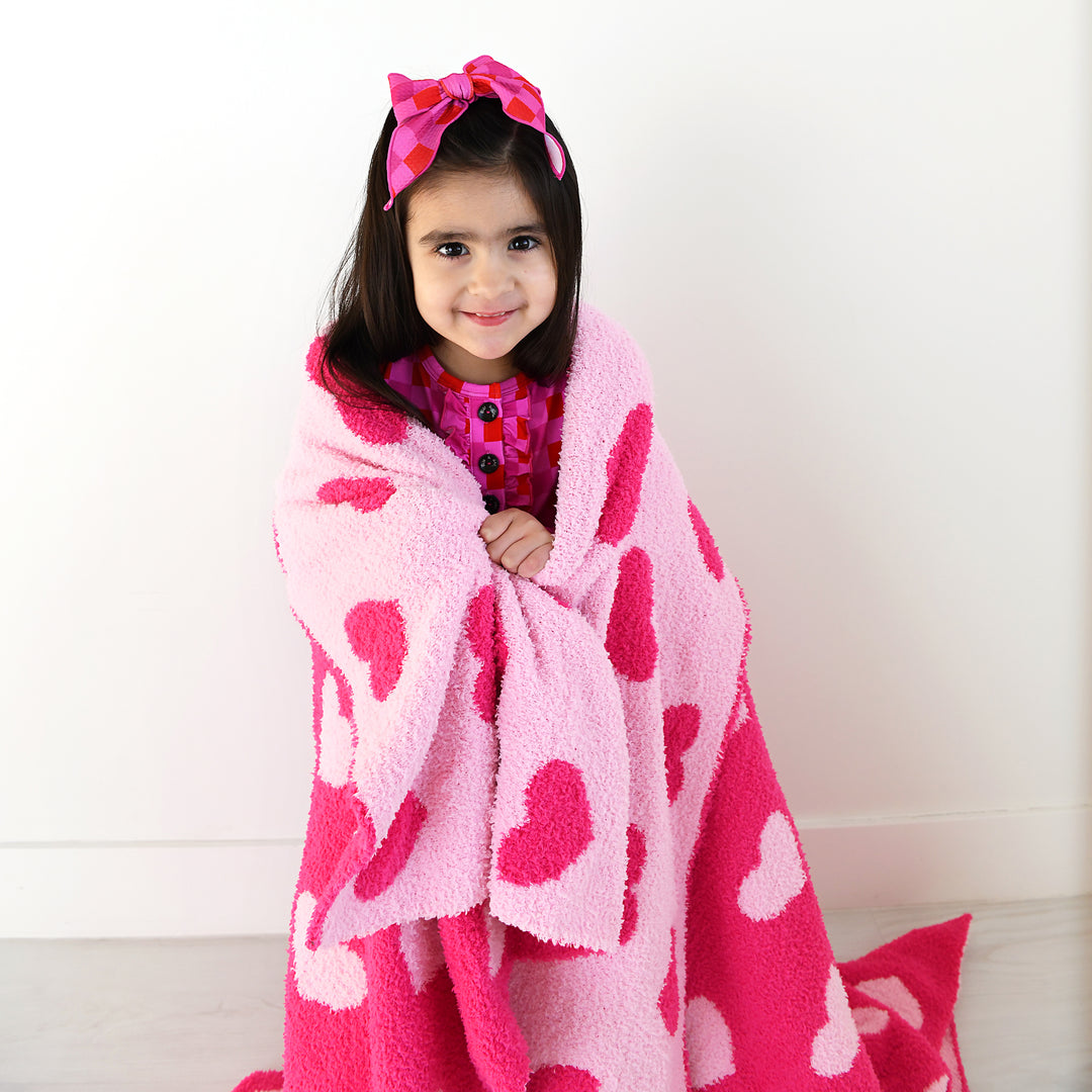 Sydney Pink Checks RUFFLE TWO PIECE - Gigi and Max