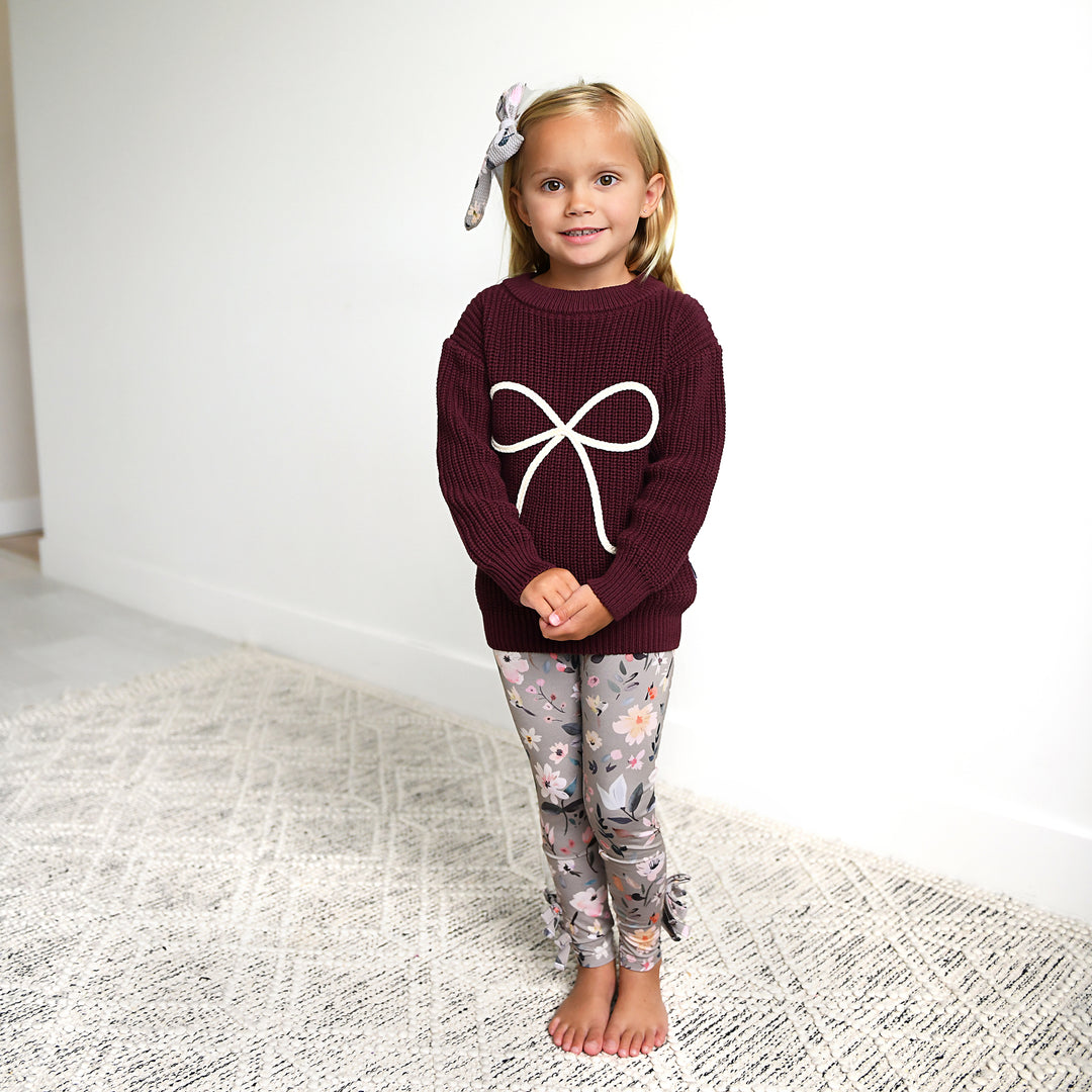 Tatum BOW LEGGINGS - Gigi and Max