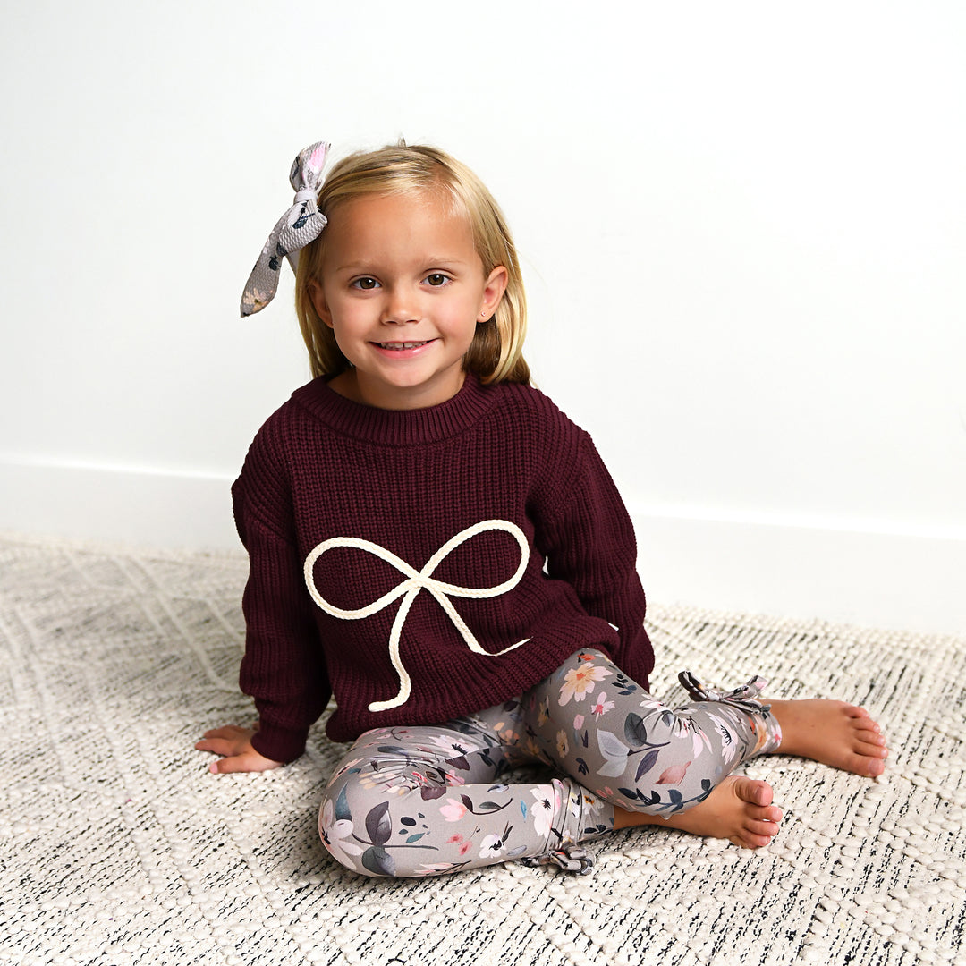 Tatum BOW LEGGINGS - Gigi and Max