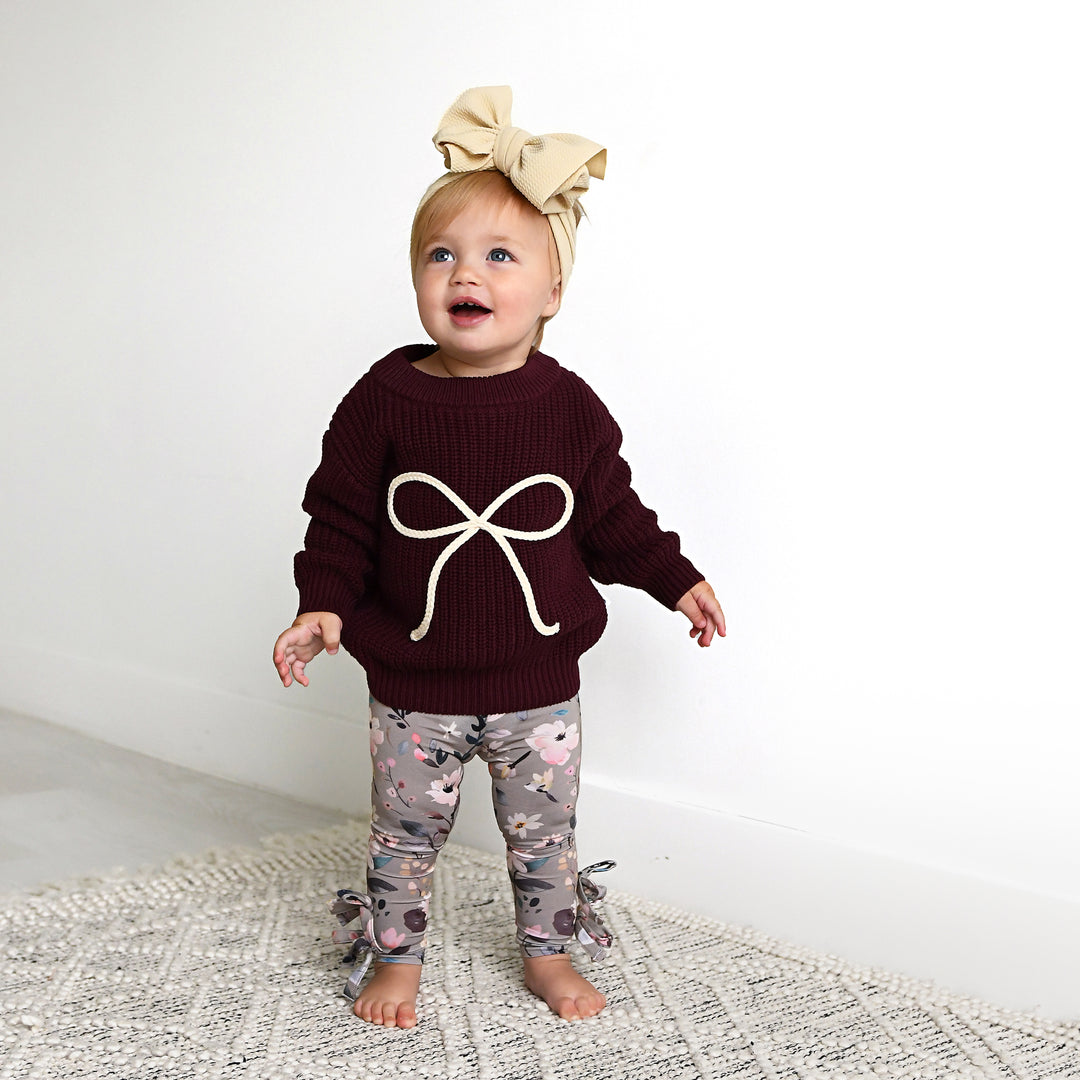 Tatum BOW LEGGINGS - Gigi and Max