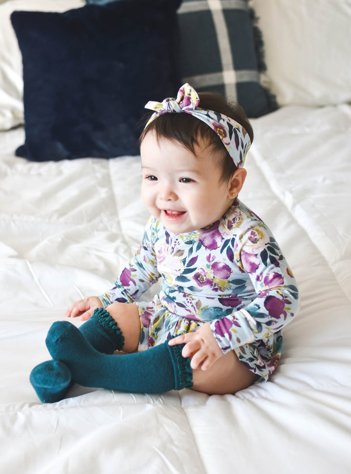 Annie Floral Topknot Headband - Gigi and Max