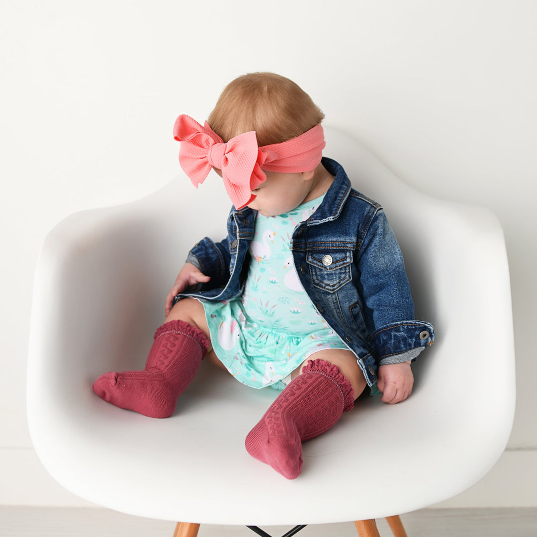 Berry Lace Socks - Gigi and Max
