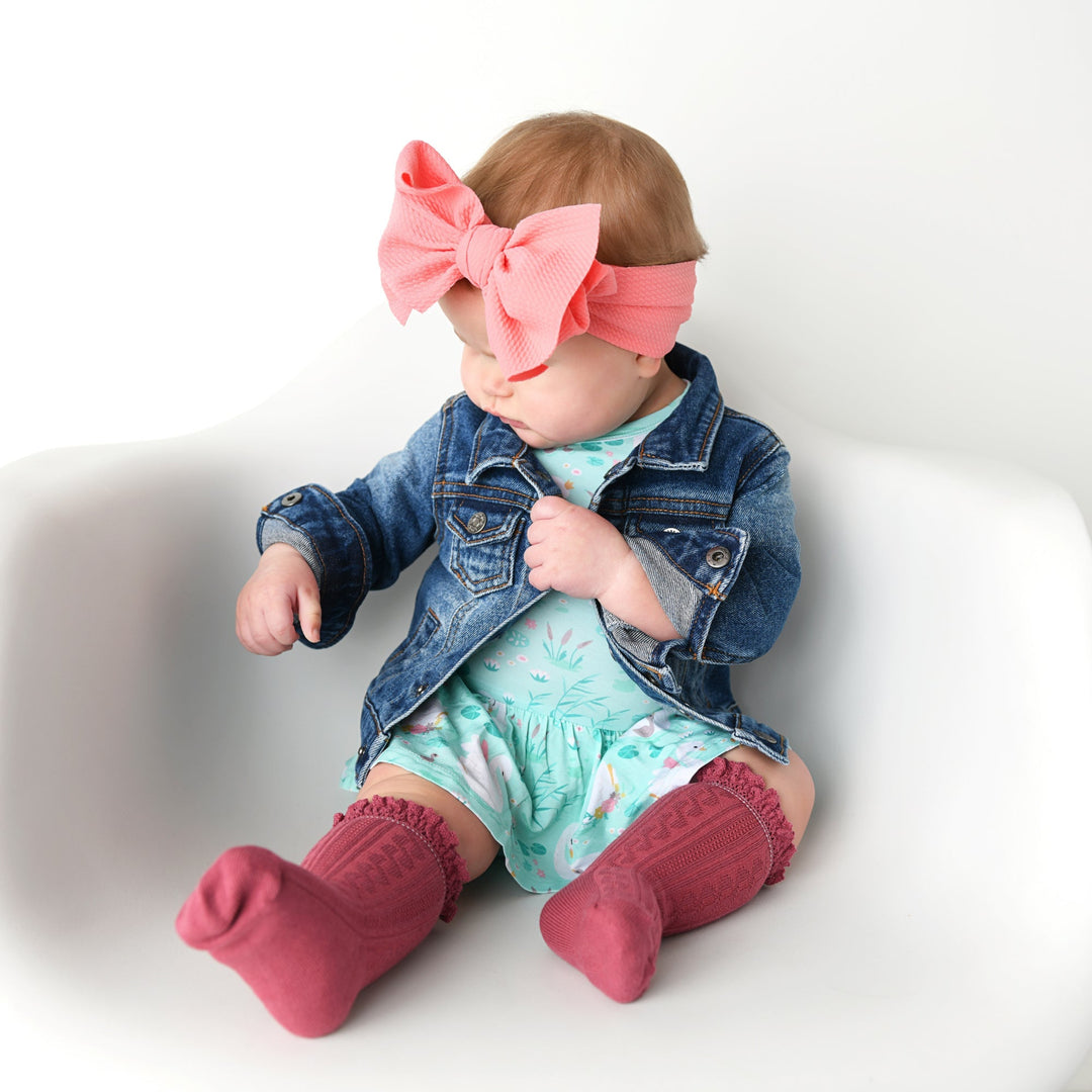 Berry Lace Socks - Gigi and Max