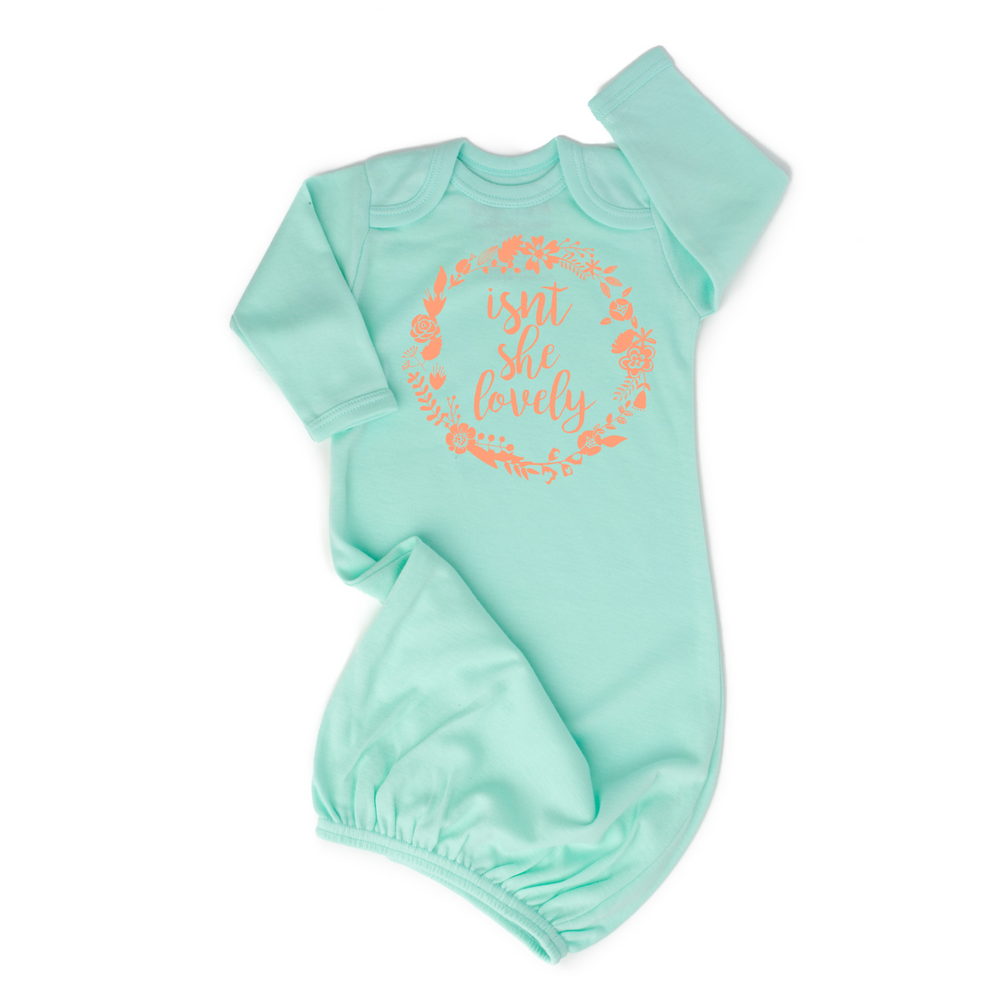 Mint and Peach Isn't she Lovely gown - Gigi and Max