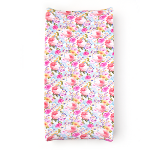 Brooke Floral Changing Pad Cover - Gigi and Max