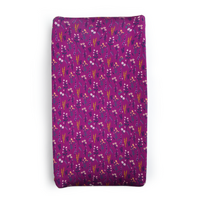 Eden Purple Floral CHANGING PAD COVER - Gigi and Max