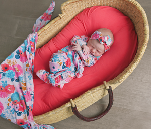 Coral Swaddle Blanket - Gigi and Max