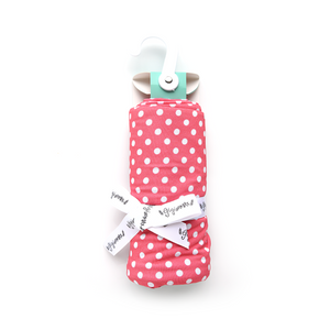 Pink Polka Dot SWADDLE - Gigi and Max