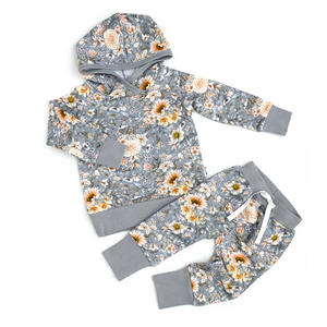 Elodie Floral HOODIE SET - Gigi and Max