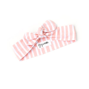 Carly Stripe Topknot Headband - Gigi and Max