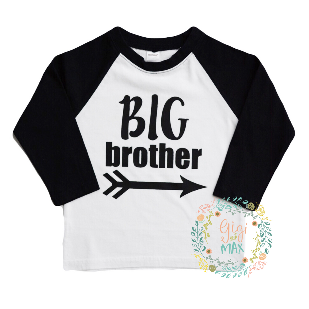 Big Brother Raglan - Gigi and Max