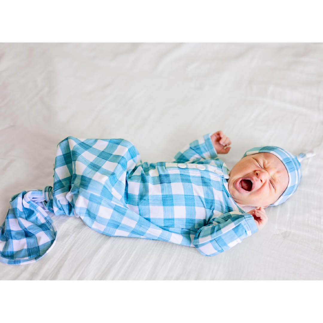 Tate Newborn Knot Hat - Gigi and Max