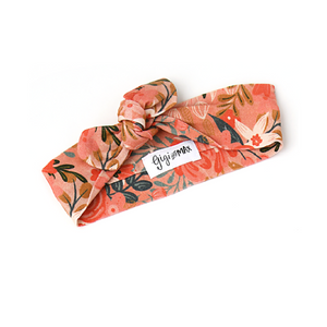 Ava Floral Topknot Headband - Gigi and Max