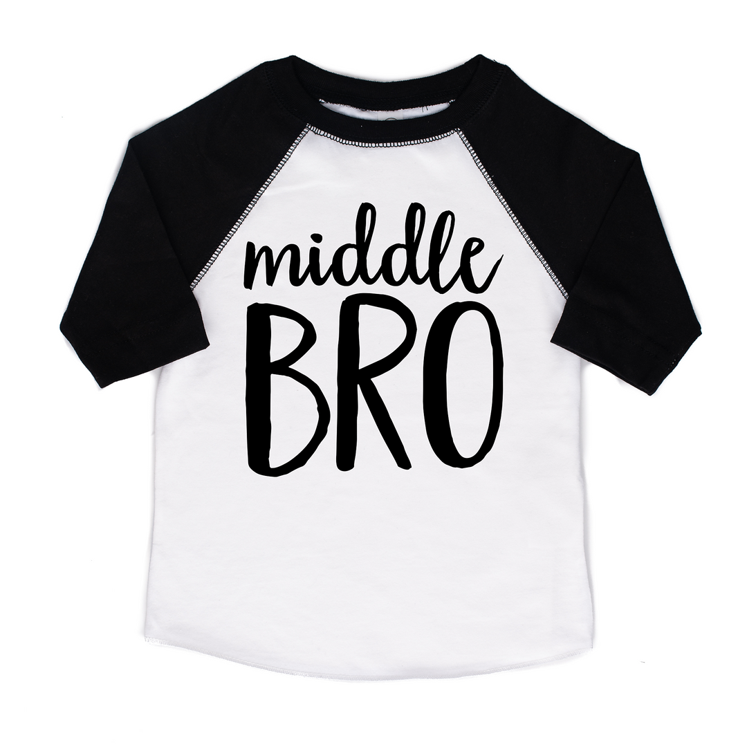 Middle BRO Raglan - Gigi and Max